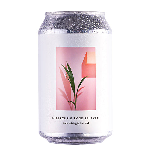 Something & Nothing  Hibiscus & Rose Seltzer 330ml Can   12