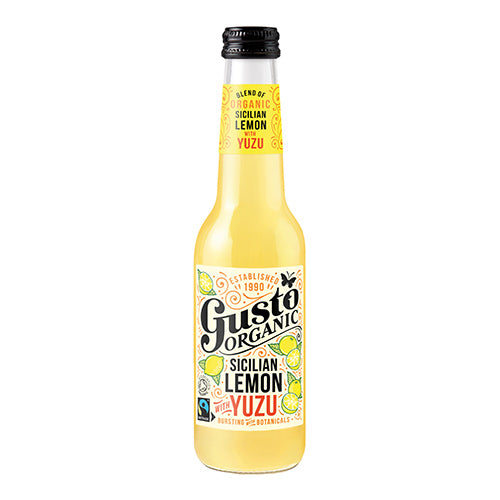 Gusto Organic Sicilian Lemon with Yuzu 275ml Bottle   12