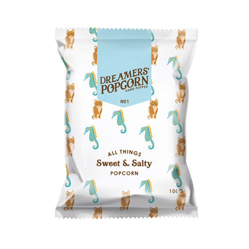 Dreamers Popcorn Sweet & Salty Popcorn 100g   12