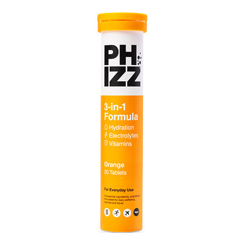 Phizz Tube 20 Tablets Orange 86g   12