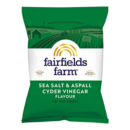 Fairfields Farm Crisps Salt & Aspell Cyder Vinegar Crisps 150g   10