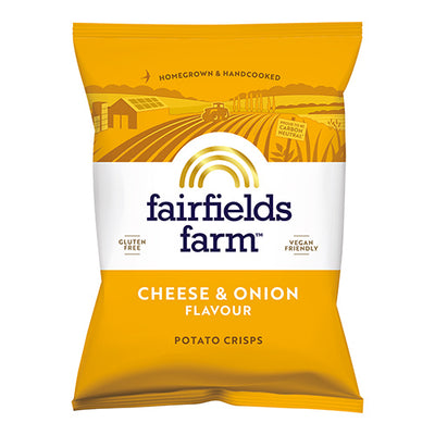 Fairfields Farm Crisps Cheese & Onion Crisps 150g   10