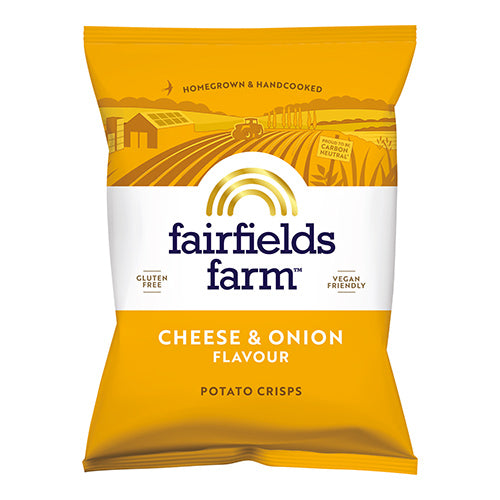 Fairfields Farm Crisps Cheese & Onion Crisps 150g   10