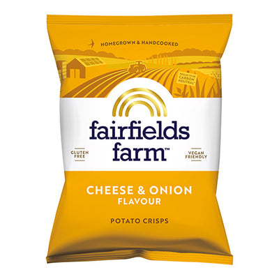 Fairfields Farm Crisps Cheese & Onion Crisps 40g  36