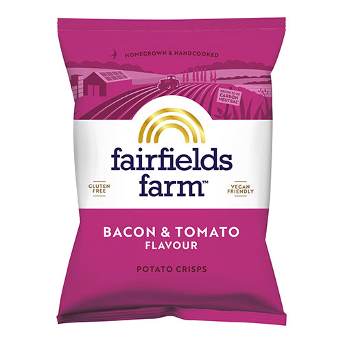 Fairfields Farm Crisps Bacon & Tomato Crisps 40g  36