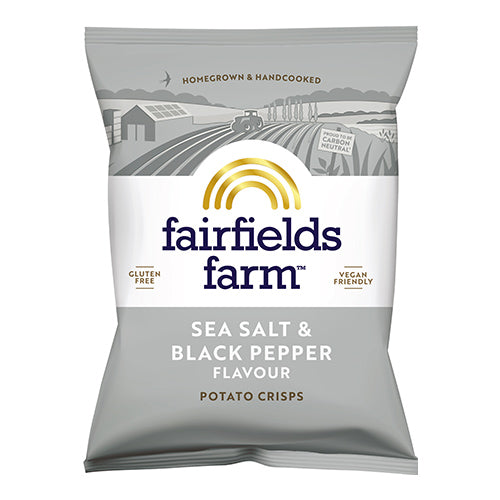 Fairfields Farm Crisps Salt & Black Pepper Crisps 40g  36