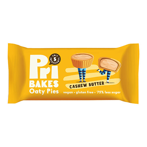 Pri Bakes Oaty Pies, Cashew Butter 48g  12