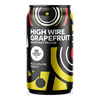 Magic Rock High Wire Grapefruit - Grapefruit Pale Ale 330ml Can   24