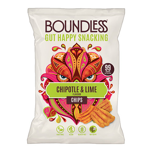 Boundless Chipotle and Lime Activated Chips, Sharing Bag 80g   10