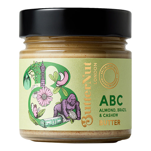 ButterNut of London Abc Butter (Almonds, Brazil Nuts & Cashews) 180g   10