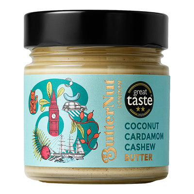 ButterNut of London Coconut Cardamom Cashew Butter 180g   10