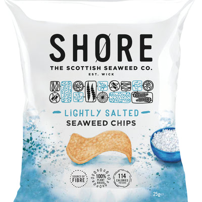 Shore Seaweed Chips - Lighty Salted 25g   24