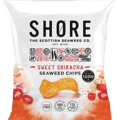 Shore Seaweed Chips - Sweet Sirarcha 25g   24