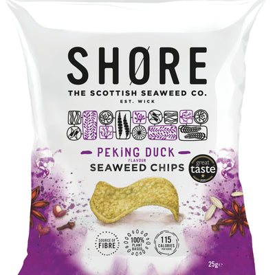 Shore Seaweed Chips - Asian Peking 25g   24