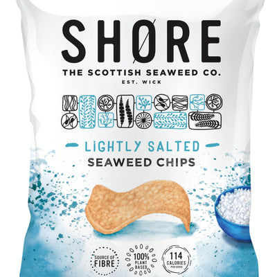 Shore Seaweed Chips - Sea Salt 80g   12