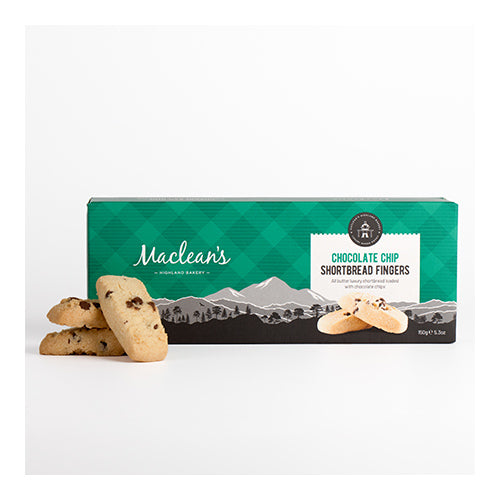 Macleans Chocolate Chip Shortbread Fingers 150g  12