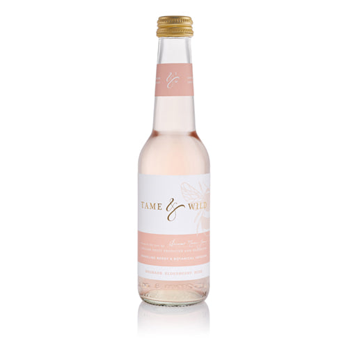 Tame & Wild Drinks Rhubarb Elderberry & Rose 275ml   24