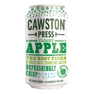 Cawston Press Sparkling Cloudy Apple 330ml Cans   24