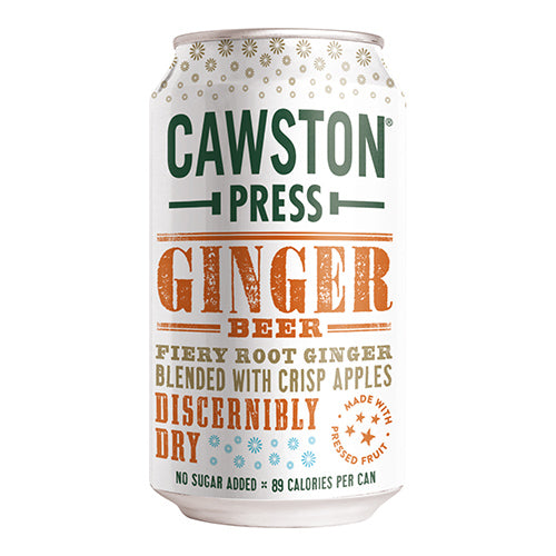 Cawston Press Sparkling Ginger Beer 330ml Cans   24