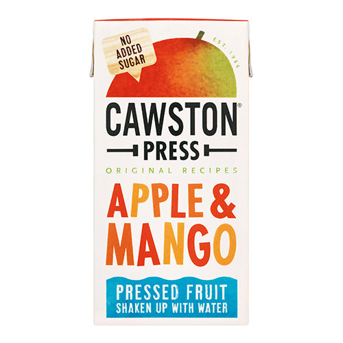 Cawston Press Pressed Apple & Mango Fruit Water 200ml Carton 18