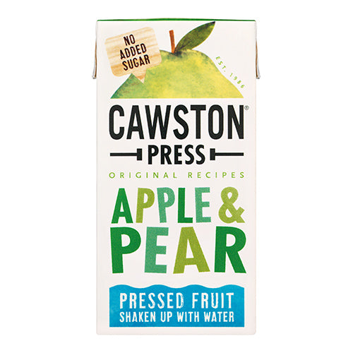 Cawston Press Pressed Apple & Pear Fruit Water 200ml Carton   18