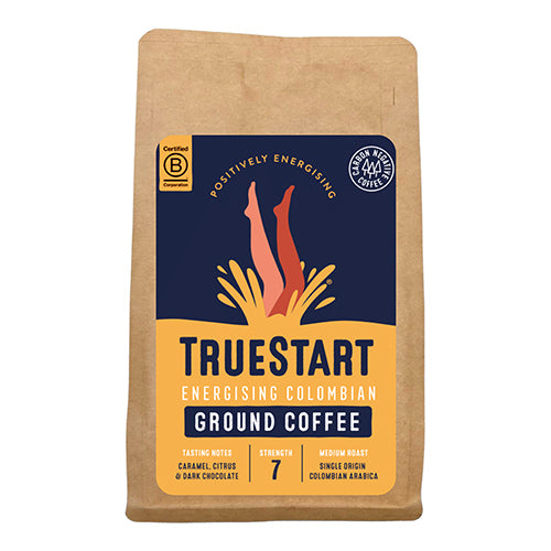 TrueStart Coffee Energising Colombian Ground Coffee 200g   6