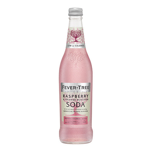 Fever-Tree Raspberry and Orange Blossom Soda 500ml Bottle   8
