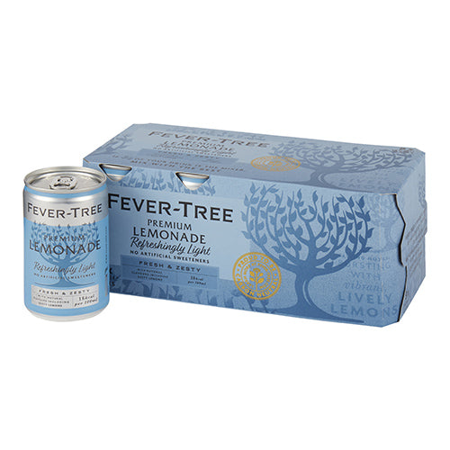 Fever-Tree Refreshingly Light Premium Lemonade 8x150ml Cans   24