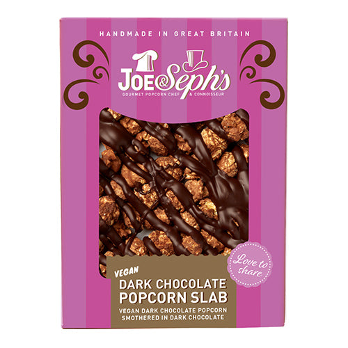 Joe & Seph's Vegan Dark Chocolate Popcorn Slab 115g  14