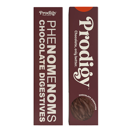 Prodigy Phenomenoms Chocolate Coated Digestive Biscuit 128g   12