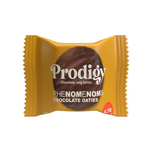 Prodigy Phenomenoms Chocolate Coated Oat Biscuit Single Canteen Pack 32g   12