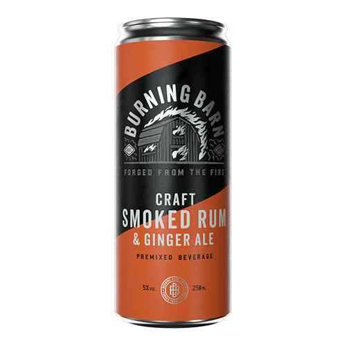 Burning Barn Rum Smoked & Ginger 5% 250ml   12