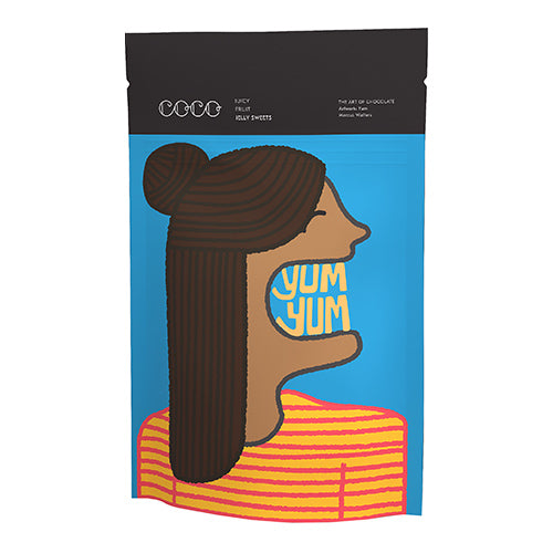 COCO Chocolatier Juicy Fruits Jelly Sweets 100g   12
