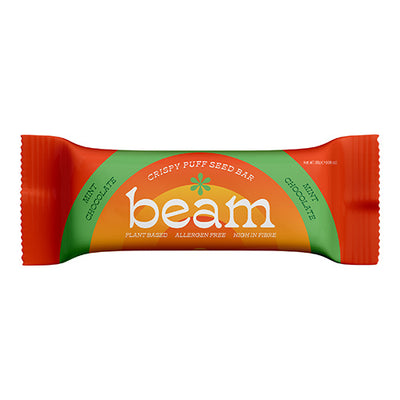 Beam Crispy Seed Based Bar Mint Chocolate 30g   12
