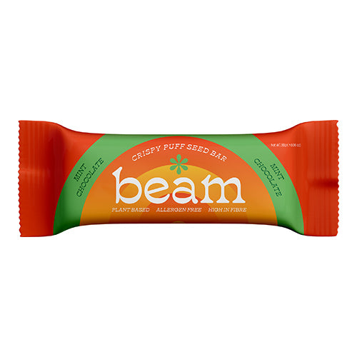 Beam Crispy Seed Based Bar Mint Chocolate 30g   12