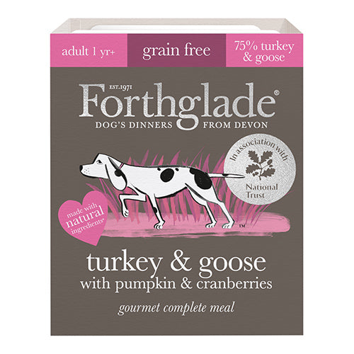 Forthglade Gourmet Turkey & Goose with Pumpkin & Cranberry GF 395g   7