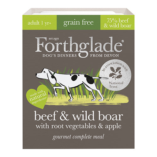 Forthglade Gourmet Beef & Wild Boar with Root Veg & Apple GF 395g   7
