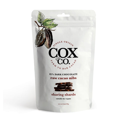 Cox&Co. Raw Cacao Nibs Chocolate  Sharing Shards Pouch 120g   6