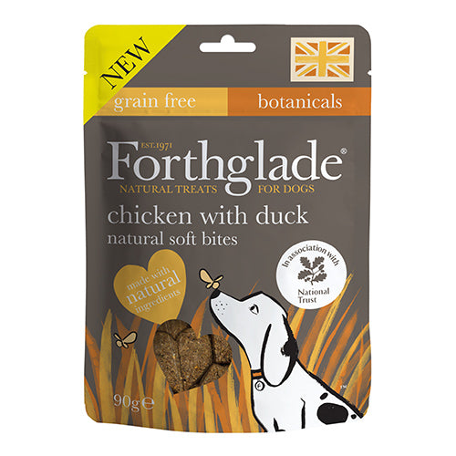 Forthglade National Trust Soft Bites Chicken with Duck 90g   8