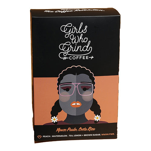 Girls Who Grind Coffee Monse Prado Costa Rica Honey, French Press Grind 250g   10