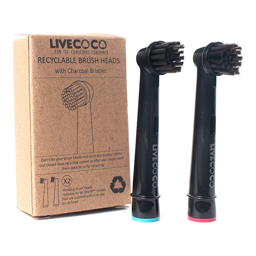 LiveCoco Recyclable Brush Heads Adult Standard Bristles 17g   6