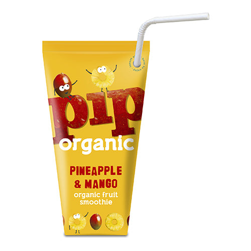 Pip Organic Pineapple & Mango Smoothie Carton 180ml   24