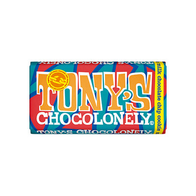 Tony's Chocolonely Milk Chocolate Chip Cookie Fairtrade 180g   15