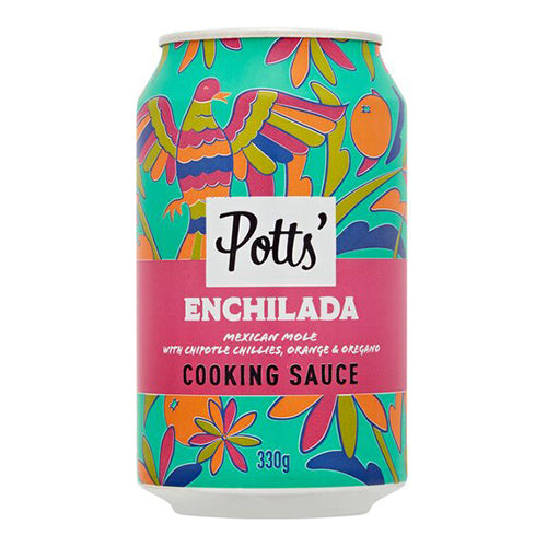 Potts' Mexican Echilada Sauce 100% Recyclable Can 330g   8