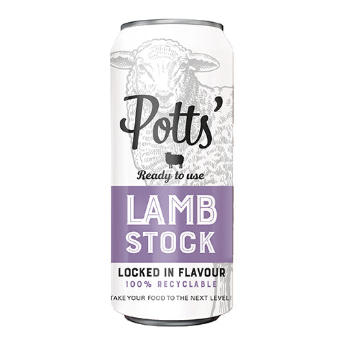 Potts' Lamb Stock 100% Recyclable Can 500ml   8