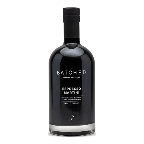 Batched Espresso Martini 13.9% ABVFair Trade Coffee Beans Made in New Zealand 725ml   6