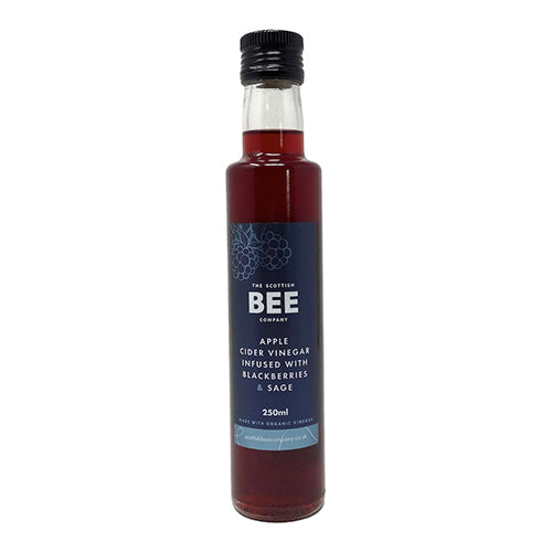 The Scottish Bee Company Apple Cider Vinegar Infused with Blackberries and Sage 250ml   12