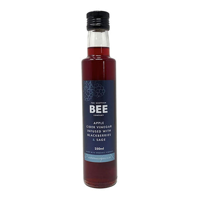 The Scottish Bee Company Apple Cider Vinegar Infused with Blackberries and Sage 250ml   12