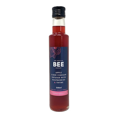 The Scottish Bee Company Apple Cider Vinegar Infused with Raspberries and Thyme 250ml   12