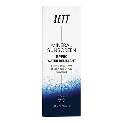 SETT SPF50 Mineral Sunscreen Water Resistant 100ml   6
